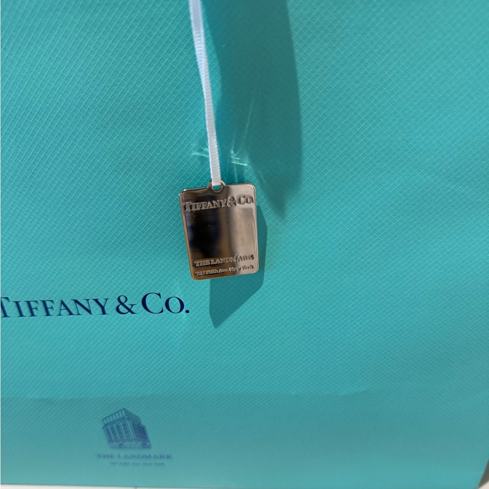 Tiffany The Landmark Bag and Silver Tag Ornament
